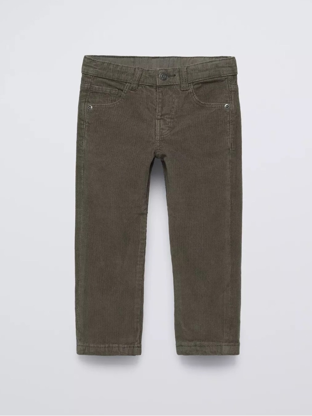 ZARA REGULAR CORDUROY PANTS
2 YEARS (36,2 INCHES) | DARK KHAKI
